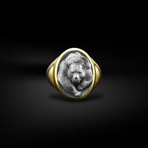 Anello uomo argento con - anello,