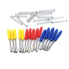 15 Pezzi Alta Qualità Graphtec CB09 Lame Taglierina Vinile Plotter da Taglio 30° 45° 60°