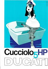 DUCATI MECCANICA MOTORI FUORIBORDO CUCCIOLO OPUSCOLO PIEGHEVOLE IN 5 LINGUE  878