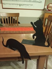 Coppia di Fermalibri ferma libro Gatti design moderno Arti e Mestieri cod15009