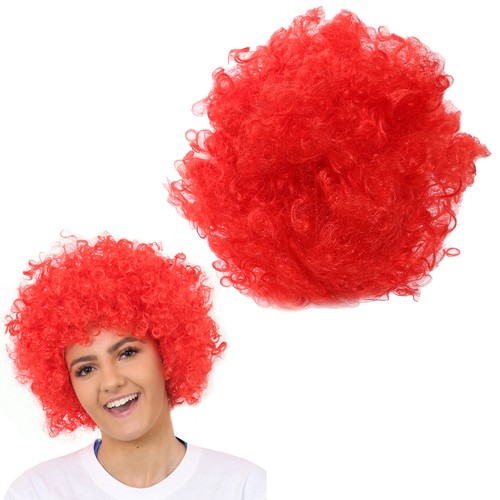 Parrucca afro riccia rossa - parrucca,