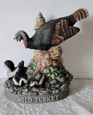Bottiglia decanter porcellana WILD TURKEY Bourbon edizione limitata