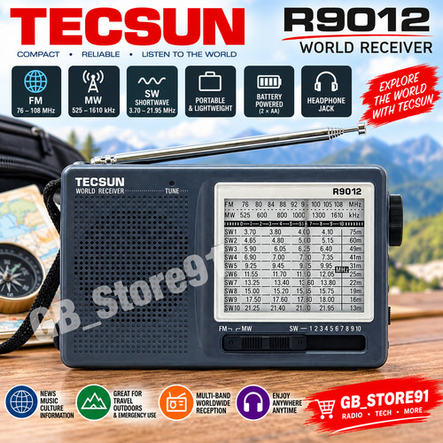 Radio tecsun 9012 mw - radio, r-9012