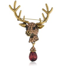  Spilla a testa di cervo