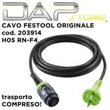 FESTOOL - Cavo plug it codice H05 RN-F-4 lungh. 4m originale -TRASPORTO COMPRESO
