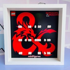 Cornice Vetrina Display Case adatta per Lego Minifigures Dungeons & Dragon 71047