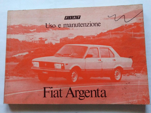 Fiat argenta libretto uso - fiat,