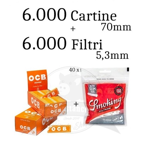 Pack ocb orange - 70mm, +