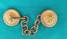 Catenella per chiusura mantella da Ufficiale regio Esercito WW2 - WW1