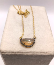 Medaglione catena argento