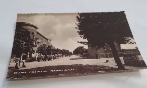 Cartolina bellaria viale - cartolina,