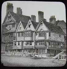 Glass magic lantern slide - lantern,