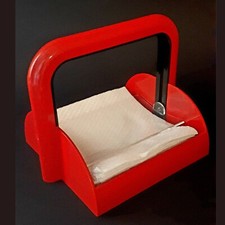 Portatovaglioli Guzzini Papillon Rosso Vintage Anni 80 Design Furio Venuti