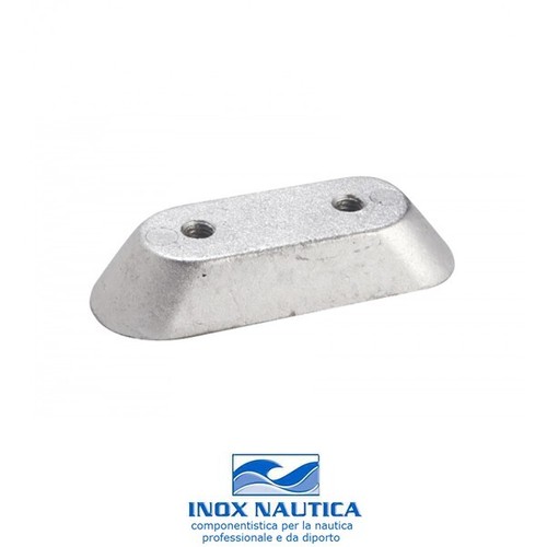 Anodo piastrina alluminio - alluminio, per