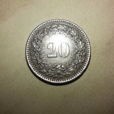 ?SVIZZERA CONFOEDERATIO HELVETICA 20 RAPPEN 1965 MOLTO RARA  COLLEZIONE moneta 