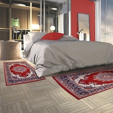 PERSIAN X - TAPPETO CLASSICO ORIENTALE PERSIANO PARURE SCENDILETTO - 4480 ROSSO