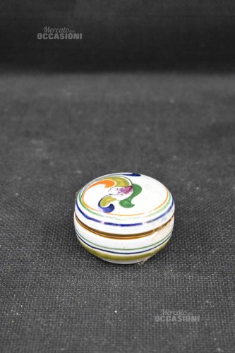Small deruta ceramic pill - ceramic,