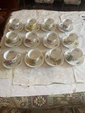 servizio tazzine tea cup Elizabethan da collezione mesi anno