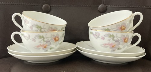 Set tazze piattini - 4, da