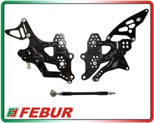 PEDANE RACING REGOLABILI NERE
