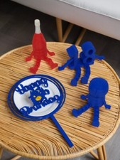 Cake topper kit  allestimento torta 18° Compleanno  accessorio decorazione