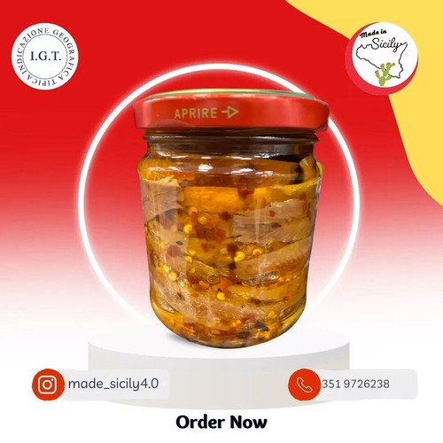 Acciughe sott olio siciliane - acciughe, sott’olio