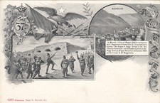 A1580) 37 REGGIMENTO FANTERIA BRIGATA RAVENNA, VEDUTINA DI MARRADI (FIRENZE).