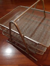 vaschette Portadocumenti Per Ufficio In Metallo 3 Ripiani Da Scrivania