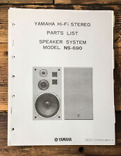 Yamaha NS-690 Manuale di