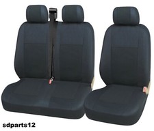 Per Fiat Scudo Ducato Copri Sedili Coprisedili Neri 2+1 Tessuto