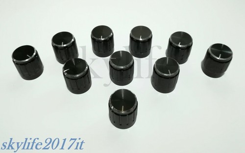 Manopola alluminio nera - pz,