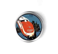 PINs PUBBLICITà tee trans europ express europe treni linea ferroviaria ferrovia