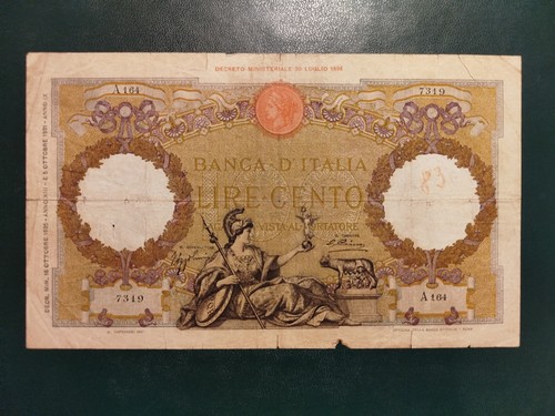 Banconota 100 lire - 100,