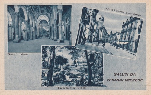 Cartolina palermo saluti - cartolina, ,saluti