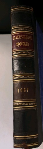 Antique book leisure hour 1867 - leisure,