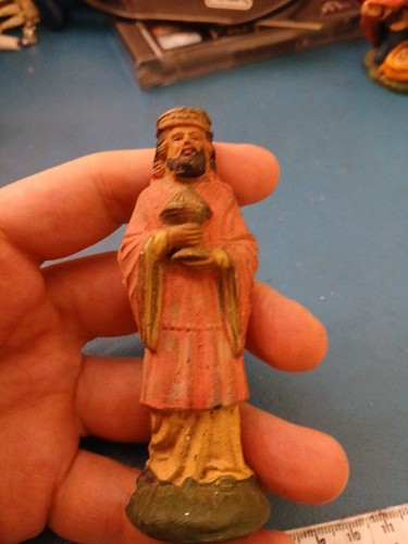 Personaggio presepe vintage - personaggio,