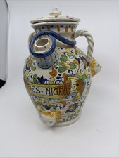 Barattolo farmacia maiolica