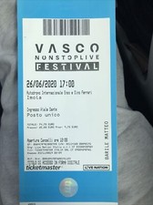 2 Biglietti Concerto Vasco Rossi - Imola - 28 Maggio 2022