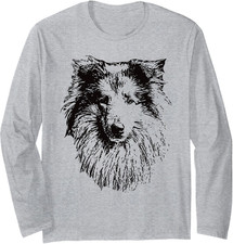 Cane Da Pastore Scozzese a Pelo Lungo Maglia a Manica