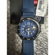 Ottime condizioni TIMEX Expedive Freedive quadrante blu oceano numeri arabi