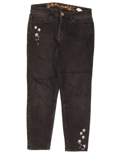 Jeans donna desigual crop - desigual,