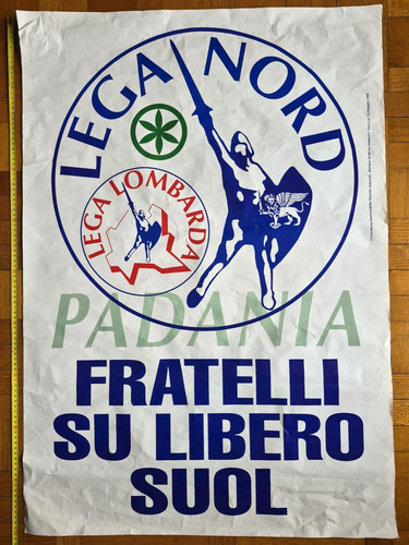 Lega nord lombarda manifesto - nord,