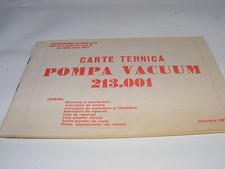 Vecchio depliant pompa - vecchio,