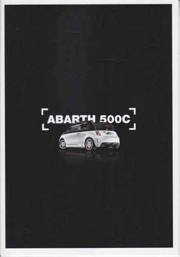 Catalogue brochure abarth 500 - catalogue,