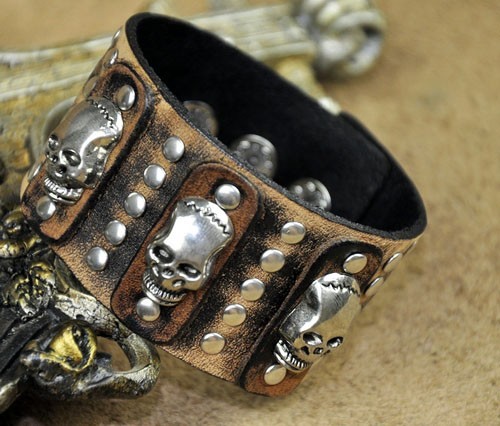 Bracciale pelle vintage