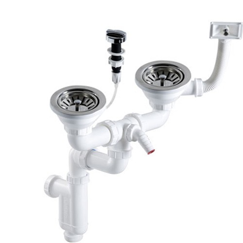 Sifone doppio scarico - sifone,