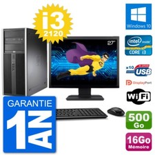 PC Tour HP 8200 Ecran 27" Core