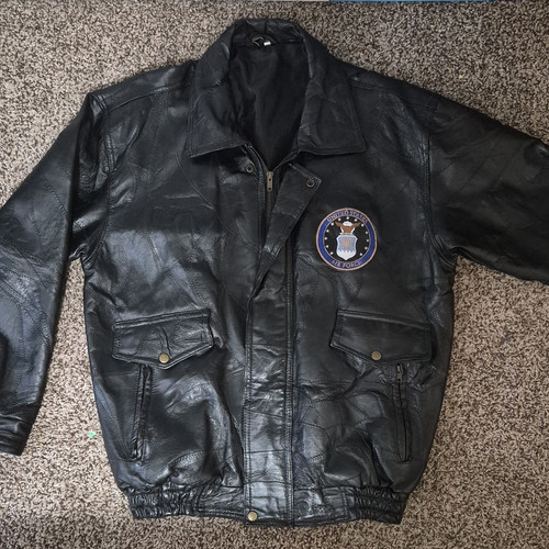 Giacca patchwork bomber vera