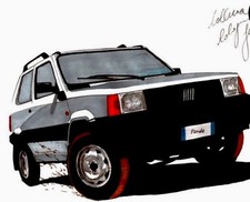 Flangia cambio fiat panda 141 4x4 per rialzi