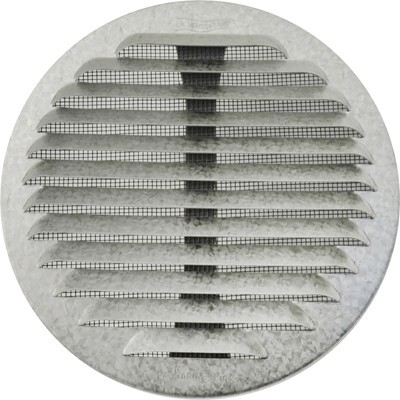 Griglia tonda metallo - metallo, con